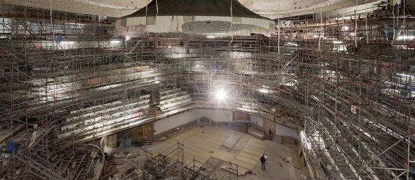 Einrüstung der Elbphilharmonie