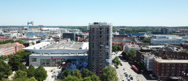 Gerüstbau-Projekt mit 5400 qm Fläche