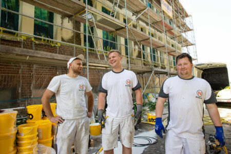 Fassadensanierung unter Denkmalschutz
