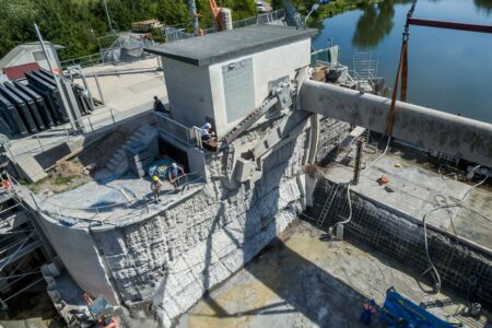 Sanierung des Wasserbauwerks Planena