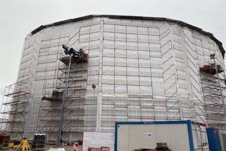 Gerüstbau Einhaus Offshore Fischfarm