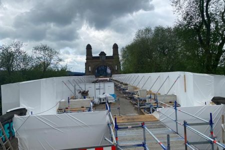 Schadstoffsanierung der Harburger Elbbrücke