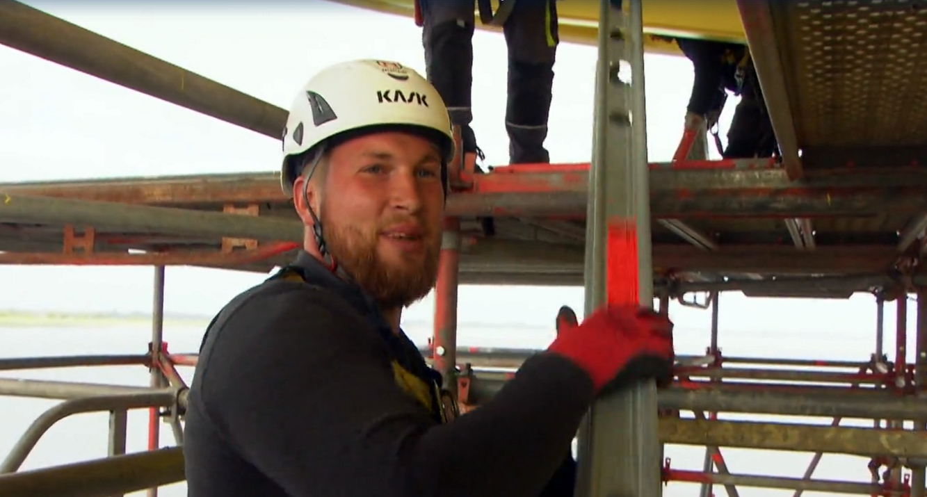 NDR Nordreportage zeigt die Nietiedt-Gerüstbauer