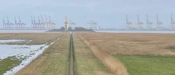 Einrüstung des Radarturm Tettens in der Wesermarsch!