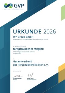 GVP-Zertifikat für tarifgebundenes Mitglied